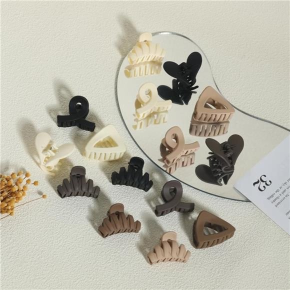 20Pcs Medium Claw Hair Clips for Women Girls,Matte - Picture 3 of 7